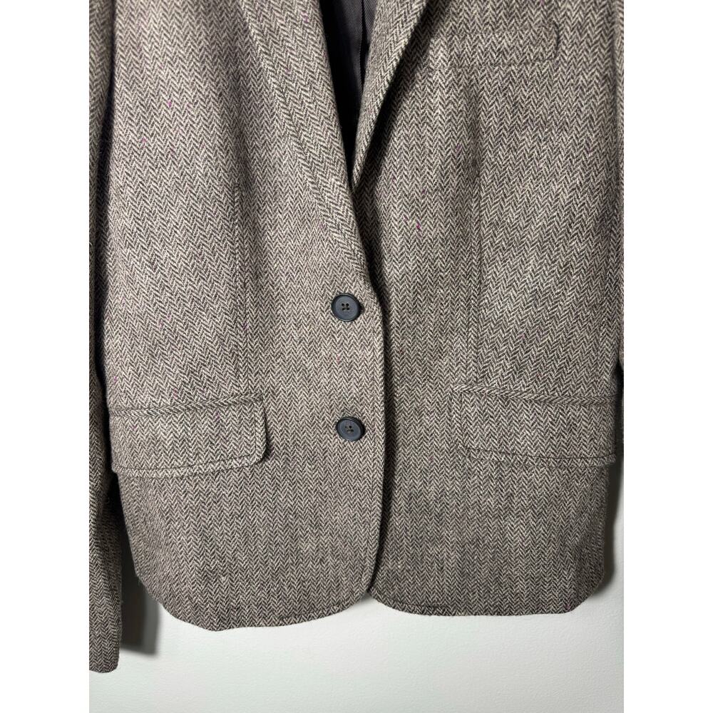 GAP Brown Wool Blazer Jacket Women's Size 6 Business Professional Career - Picture 2 of 8